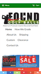 Mobile Screenshot of foundgolfballs.com